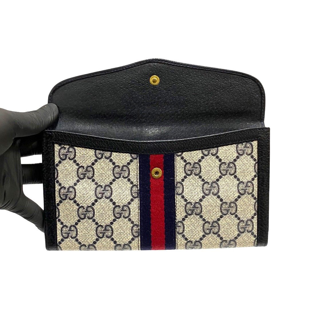 極 美品 保存箱付 GUCCI グッチ ヴィンテージ オールドグッチ シェリー