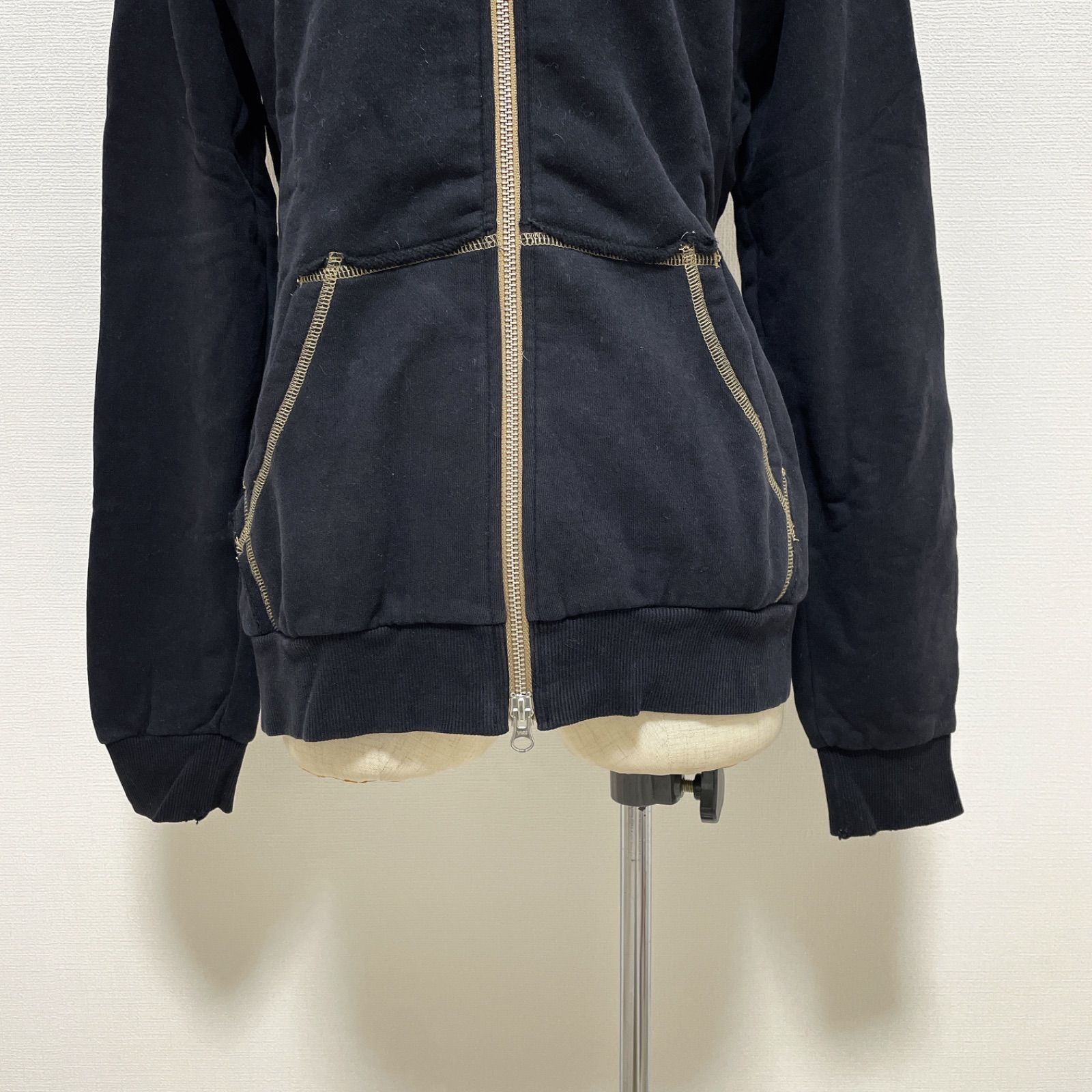  adidas アディダス パーカー フルジップ ロゴ 黒 長袖 Lサイズ 万国旗 Y 2 K グランジ 平成ギャル Archive 00 s パーカー トップス