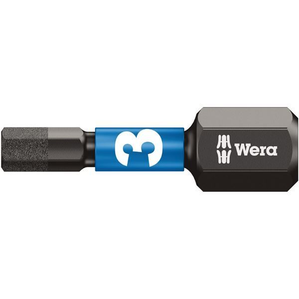 WERA ヴェラ 10個入 差込6.35mm Hex-Plus ヘックスプラス ダイヤモンドコーティングドライバービット 刃先サイズ3 全長25mm 057603