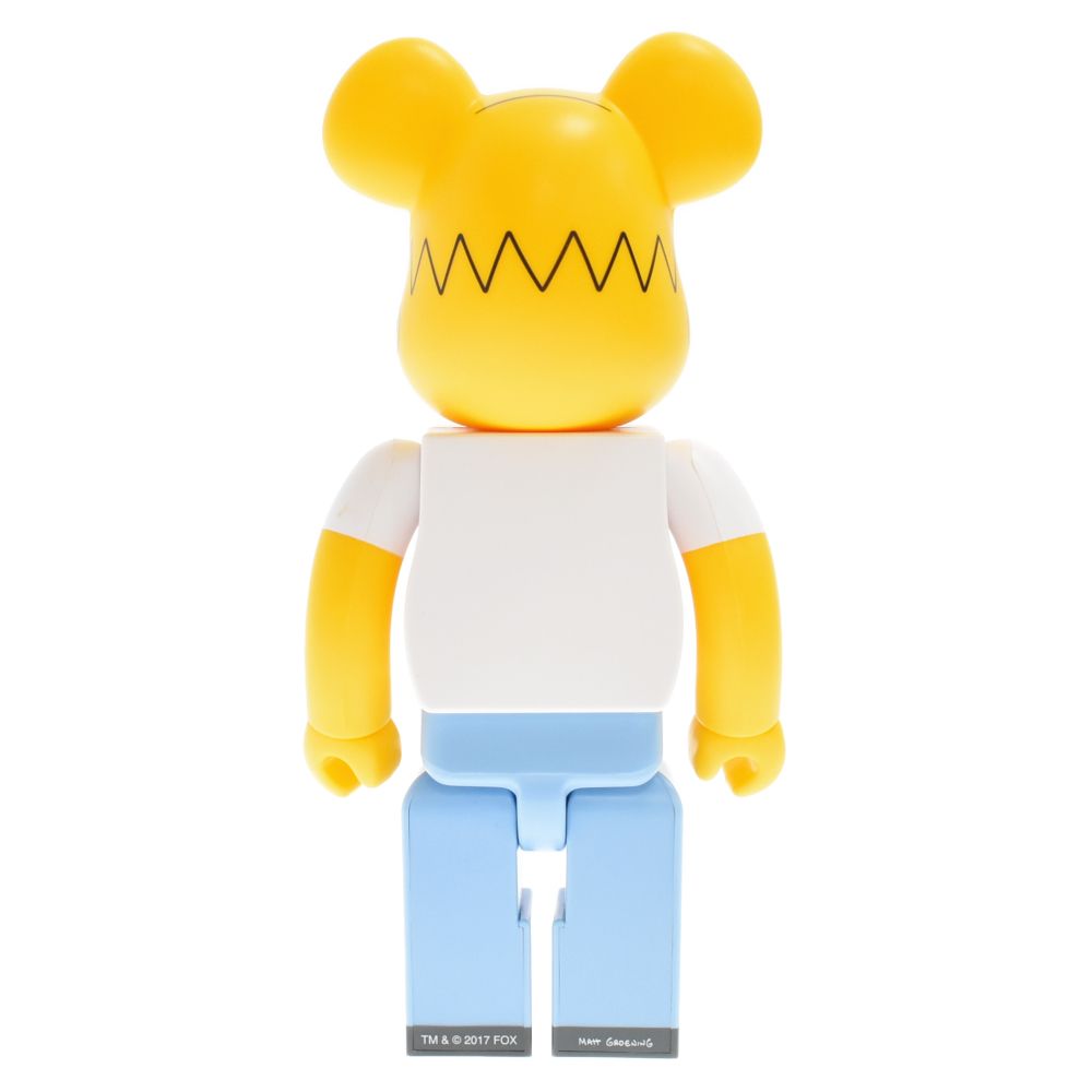 メディコムトイ BE@RBRICKベアブリック　　ホーマー・シンプソン 400% MEDICOM TOY BE@RBRICK HOMER SIMPSON 400％ : PROJECT 1・6