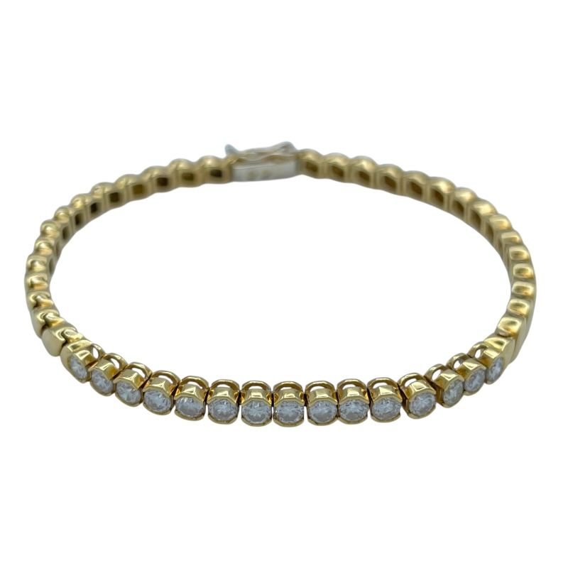 15P ダイヤブレスレット ゴールド 750 ジュエリー