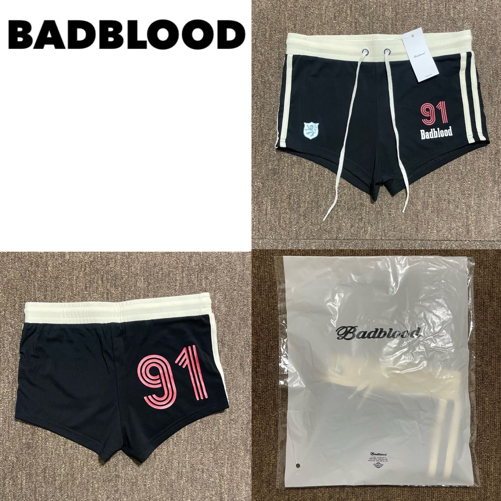 エスパ ニンニン着用 badblood ショートパンツ 短パン 半パン 黒 韓国 BADBLOOD 】aespa NINGNING 着用 ❤︎ バッドブラッド⌇ブラック