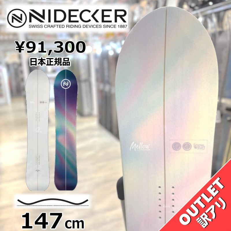 OUTLET スノーボード 板 型落ち メンズ 25 NIDECKER MELLOW