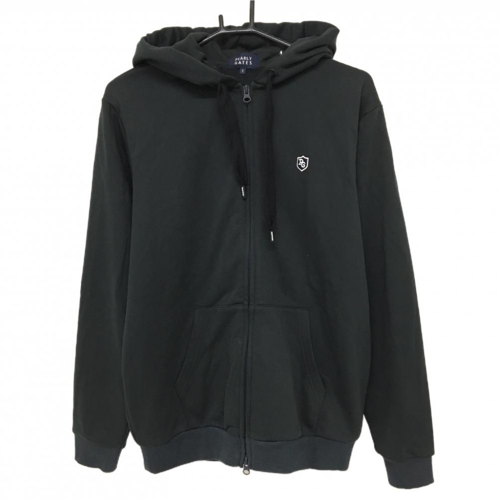 パーリーゲイツ ジップパーカー 黒 後ビックプリント ジャケット メンズ 5(L) ゴルフウェア PEARLY GATES