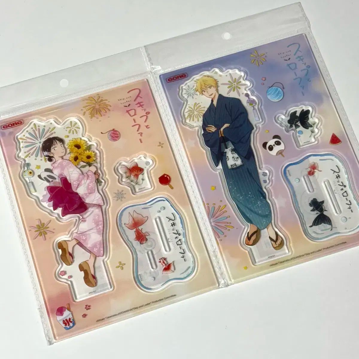 【雷市場（ポンジャン）商品韓国直送】 未開封 まとめ売り スキップして ローファー 花火 アクリル スタンド