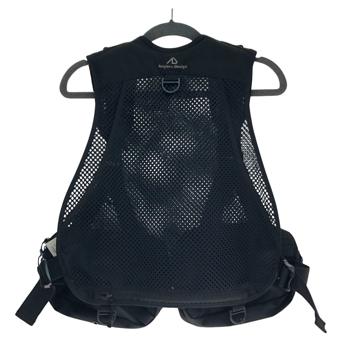 Anglers-Design フィッシングベスト ブラック