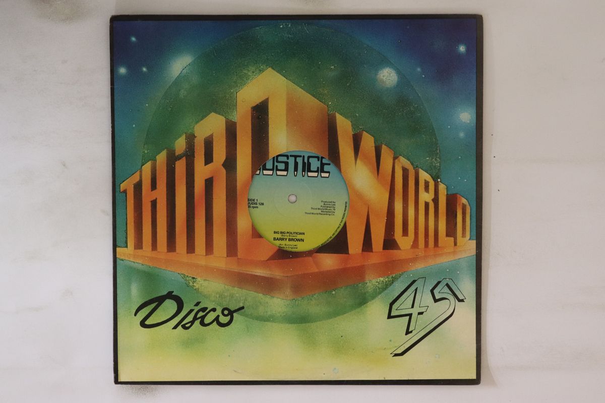 英12” Barry Brown Big Big Politician / No Wicked Shall Enter JUDIS126 Justice /00250 No Wicked Shall Enter / Big Big Politician | Barry Brown