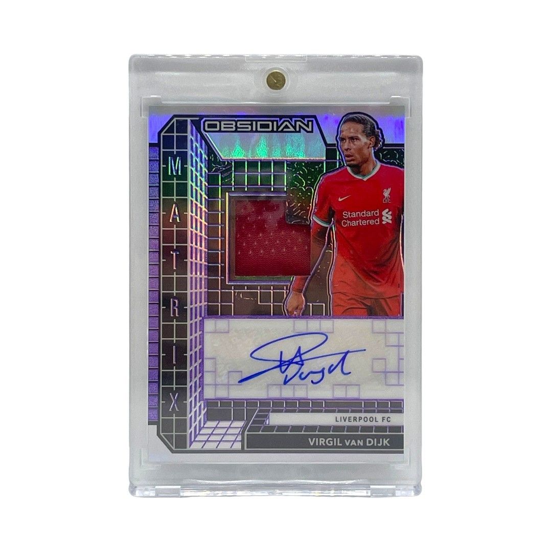 PANINI サッカーカード OBSIDIAN MATRIX VIRGIL VAN DIJK LIVERPOOL 16/49 #MM-VVD 送料無料 中古 IT1