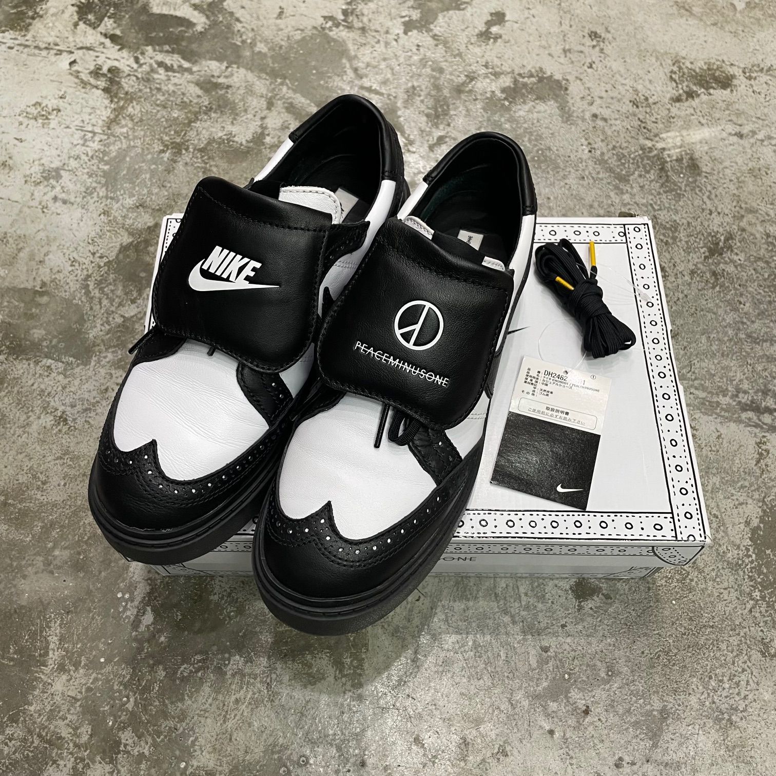 国内正規 PEACEMINUSONE Nike Kwondo 1 DH2482-101 クウォンド1 レザー