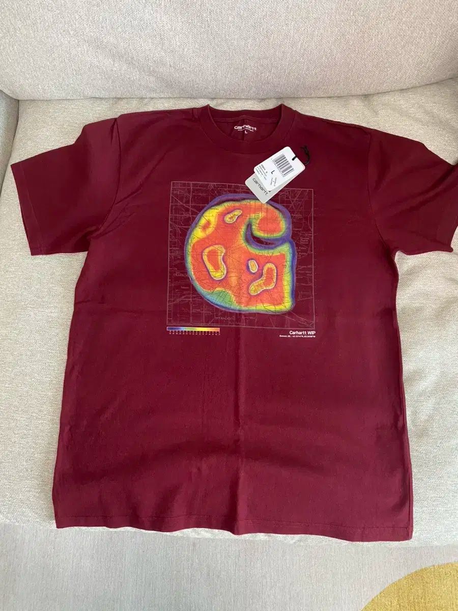 【雷市場（ポンジャン）商品韓国直送】Carhartt(カーハート) wip プリント T シャツ L サイズ