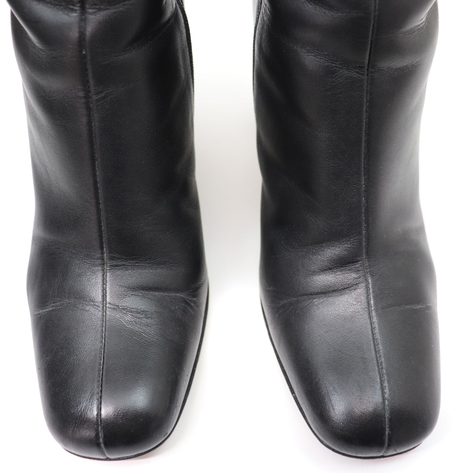 ITILCKASD8VW GUCCI グッチ レザー ホースビット ロングブーツ 217204 
