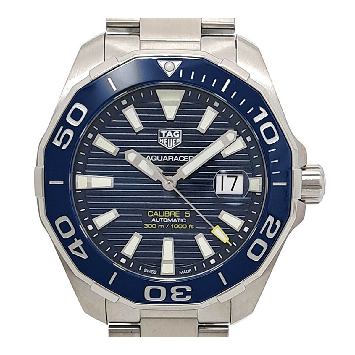 タグホイヤー アクアレーサー キャリバー5 デイト WAY201B.BA0927 自動巻き ステンレススティール メンズ TAG HEUER【中古】 【時計】