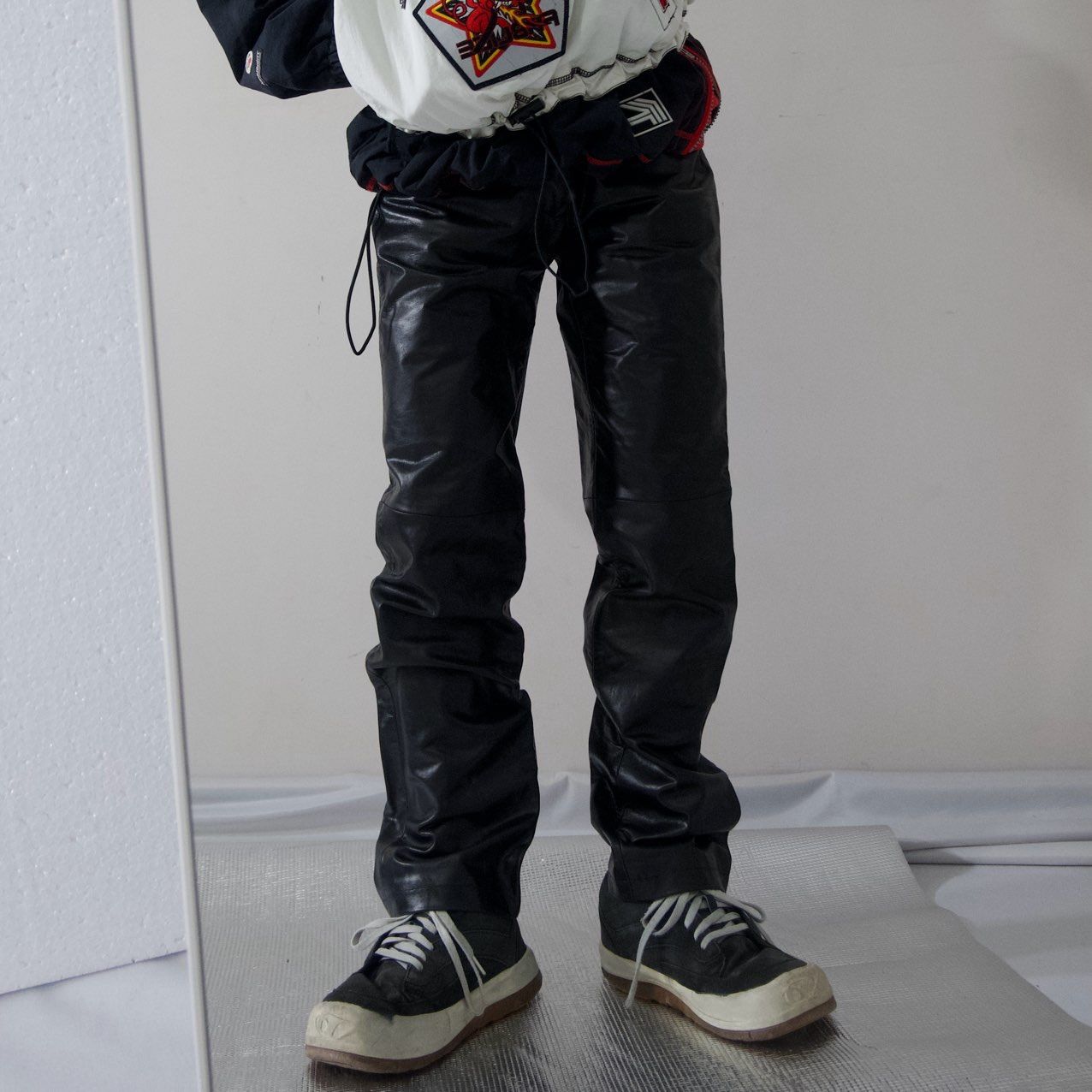 デグナ－ ライディングパンツ DP15 　バイクレザーパンツ 牛革 牛革 cow leather レザーパンツ デグナ－ ライディングパンツ