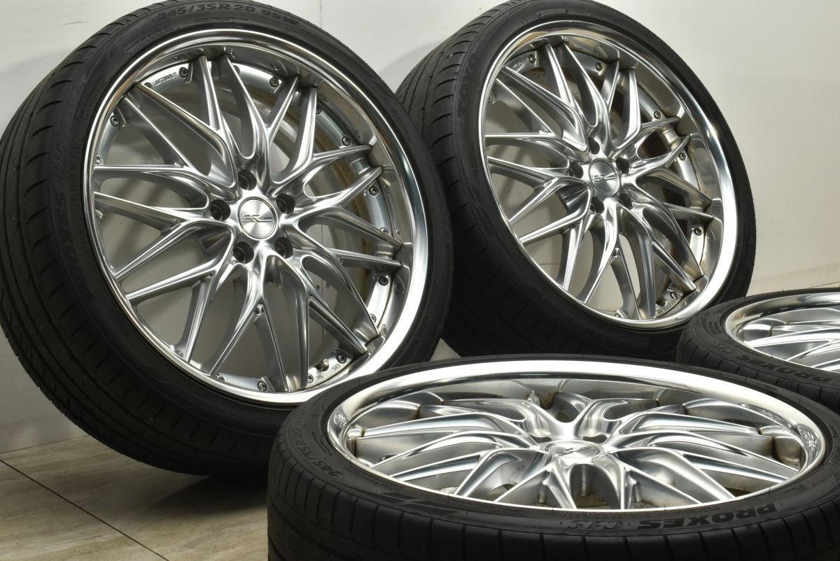 専用出品3 ドレスアップに】WORK シュヴァート クヴェル 20in 8.5J+48 PCD114.3