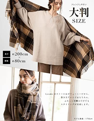 21ビスケットベージュ_Free Size [Ｌｏｏ＆ｃ] [ルーアンドシー] 厚手