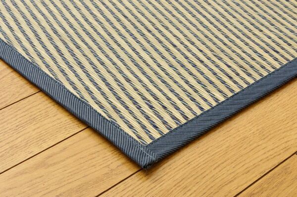 い草 花ござ ラグマット 裏 不織布 防傷加工 抗菌＆防臭効果 裏貼CP 〔リビング〕 MARWIL-DEMENAGEMENTS_CH