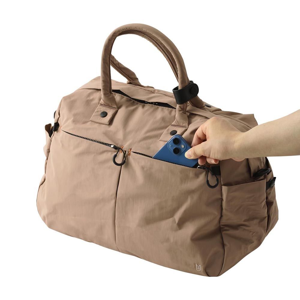 BRUNO MILESTO ミレスト TROT ダッフルバッグ ベージュ 旅行 キャリー