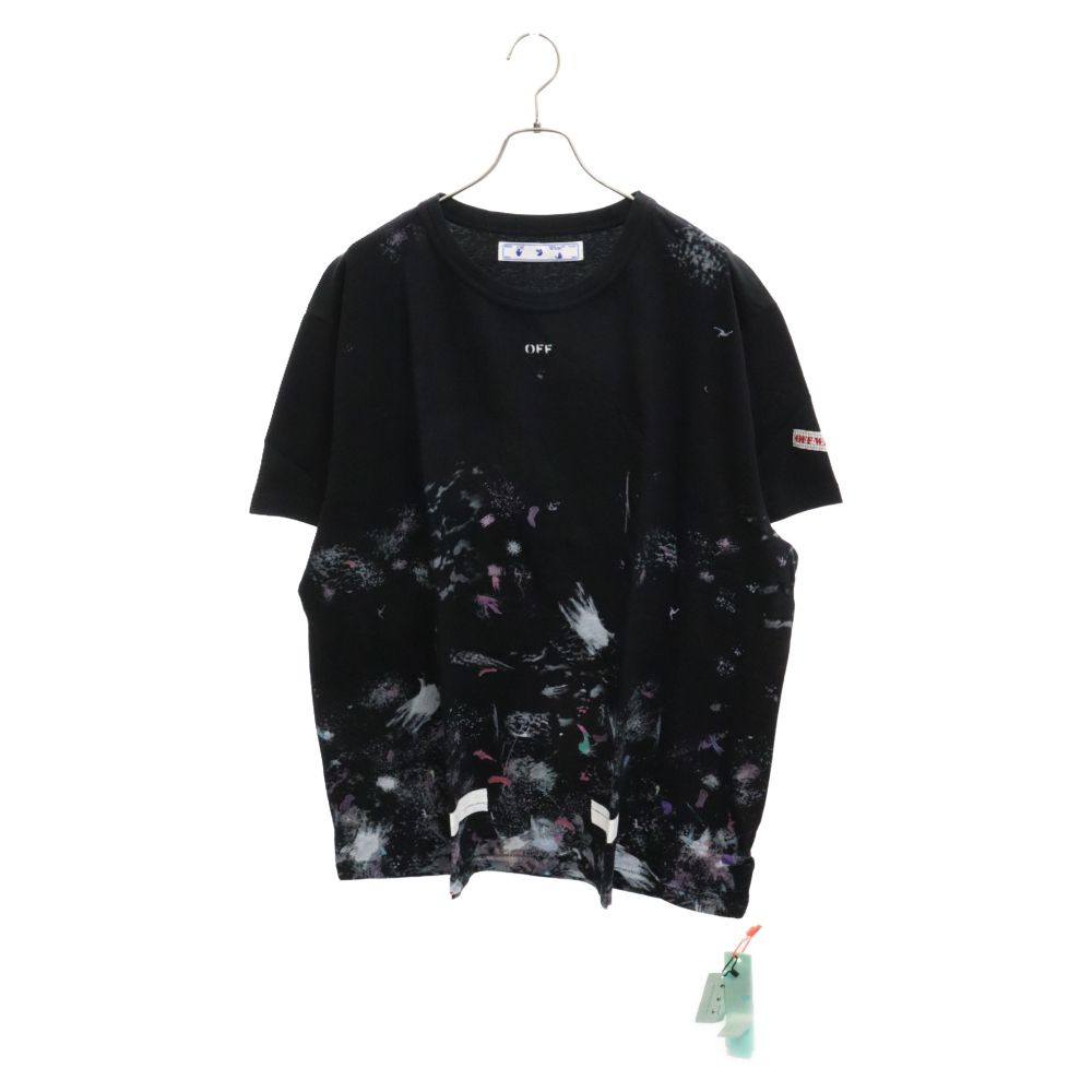 off-white ギャラクシー　Tシャツ　Sサイズ OFF-WHITE (オフホワイト) 21SS Galaxy Brushed Arrows T-Shirt