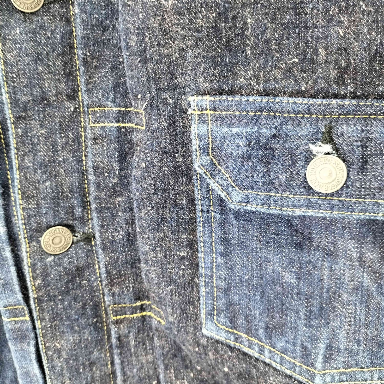 シュガーケーン SUGAR CANE 砂糖黍製 琉球藍混 × HAWAII藍混 14oz