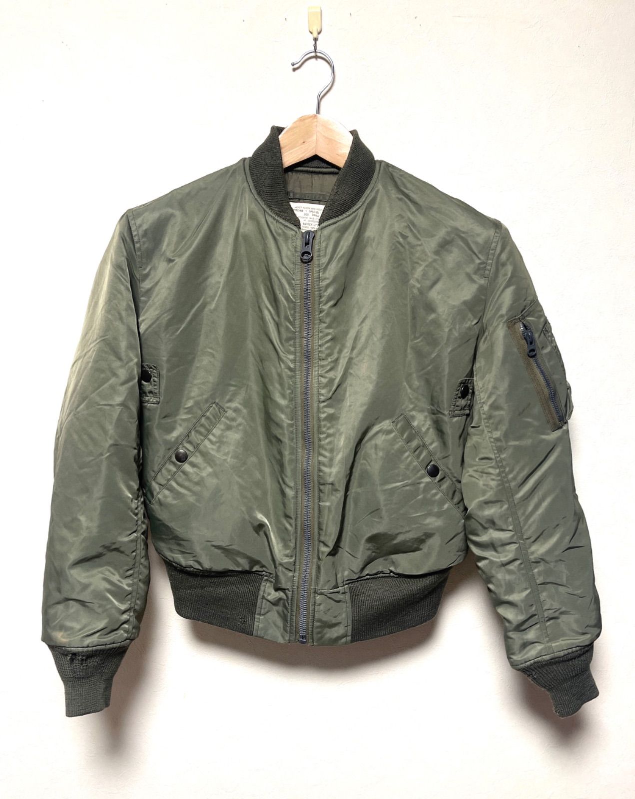 限定 AVIREX 35周年 リバーシブル MA-1 ユニオンジャック チェック