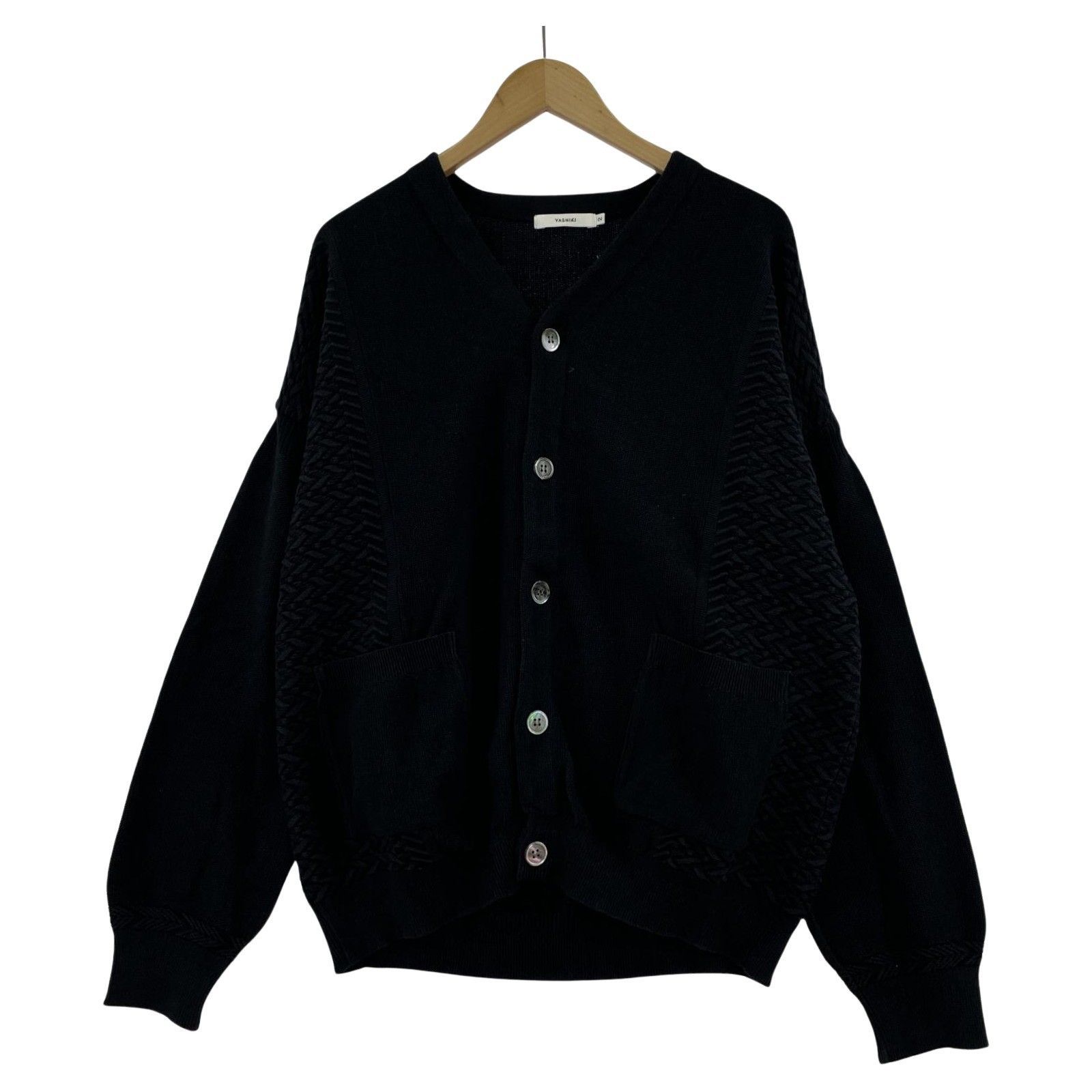 YASHIKI ヤシキ カーディガン ニット ブラック 2 YASHIKI ヤシキ カーディガン ニット ブラック 2 YASHIKI(ヤシキ
