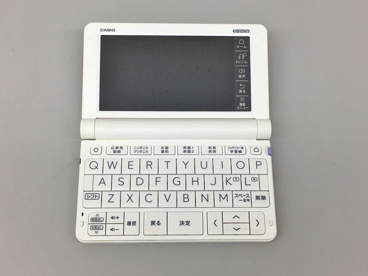 電子辞書 XD-SV4750 カシオ CASIO タッチペン 収納ケース付き 高校生