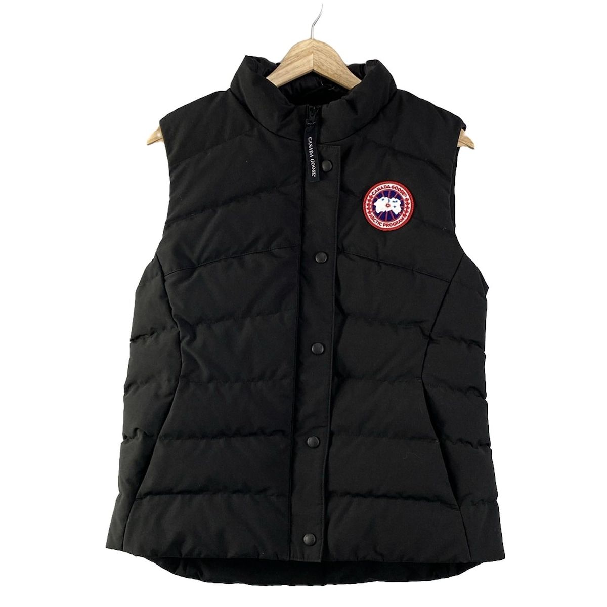CANADA GOOSE カナダグース ダウンベスト サイズSP S レディース - 2836J 黒 秋|冬
