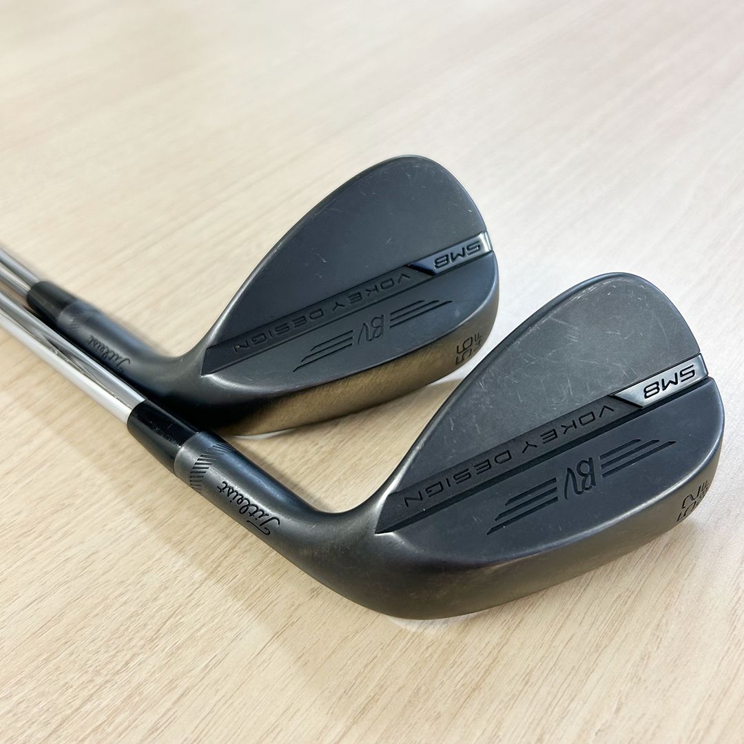 Titleist タイトリスト VOKEY DESIGN ボーケイデザイン SM8 ノーメッキ 52°／56° JET BLACK ジェットブラック  ウェッジ2本セット - メルカリ