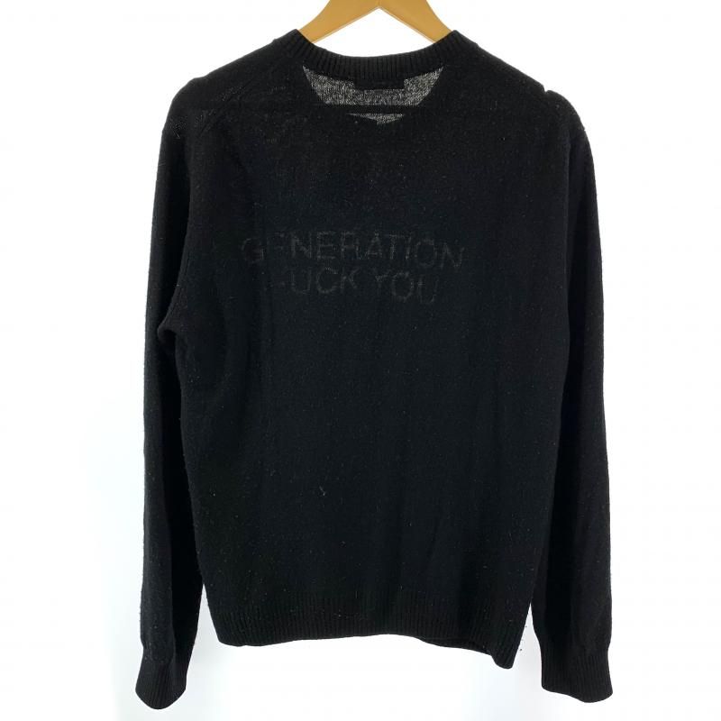 【美品】 Supreme × UNDERCOVER 16AW ニット S 正規品 中古】Supreme×UNDERCOVER 16AW Generation Fuck you Sweater サイズM