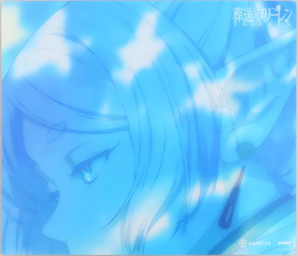 マウスパッド フリーレン AMICIS Superglide 2 ガラスマウスパッド ブルー 葬送のフリーレン