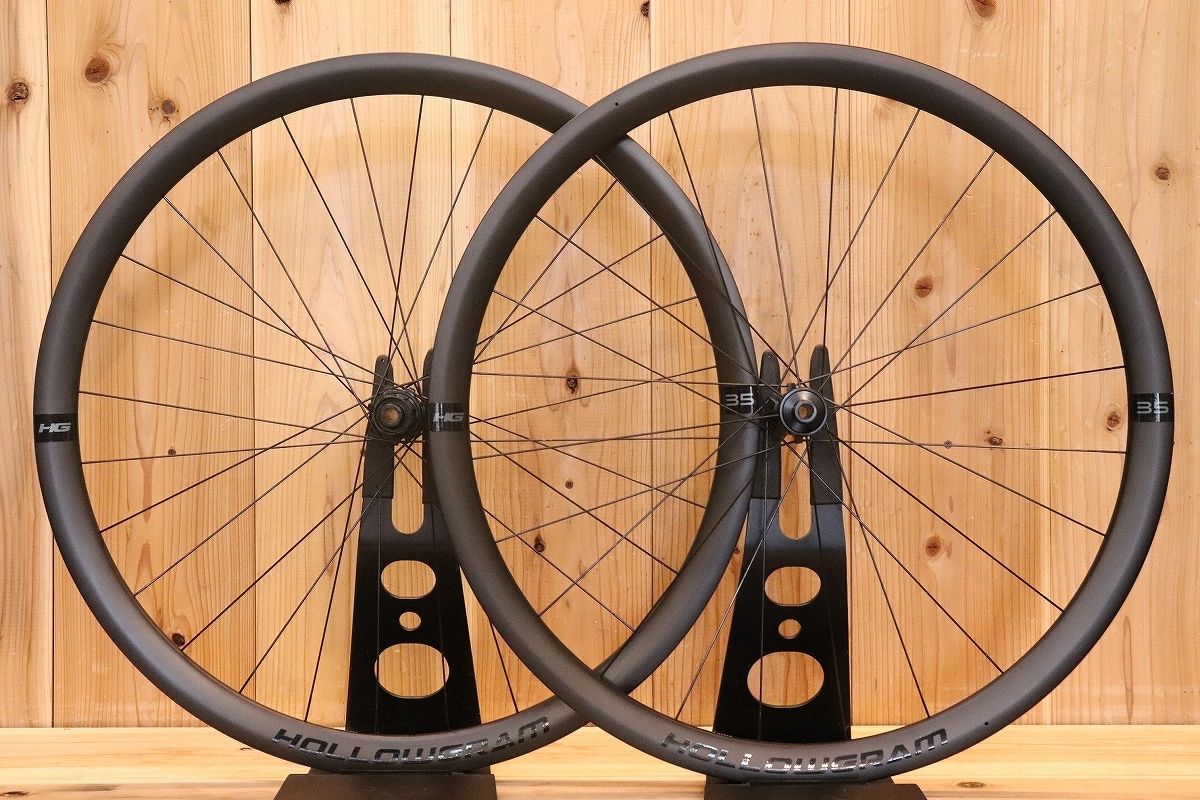 キャノンデール CANNONDALE ホログラム HOLLOWGRAM HG35 DISC カーボン クリンチャー ホイールセット シマノ11S|12S 芦屋店