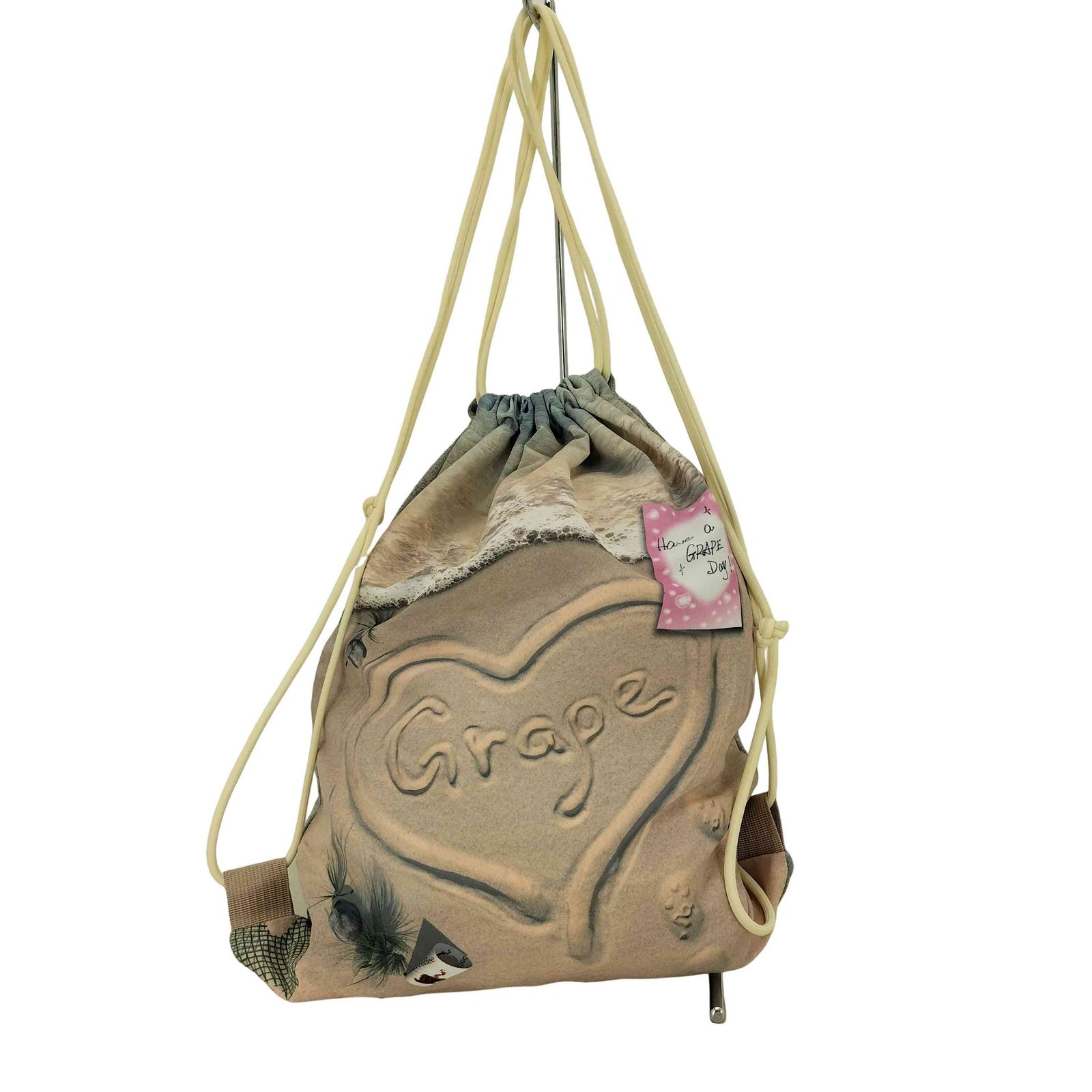ユーズドフルギ 古着 GRAPE グラフィックプリント ナップサック レディース 表記無