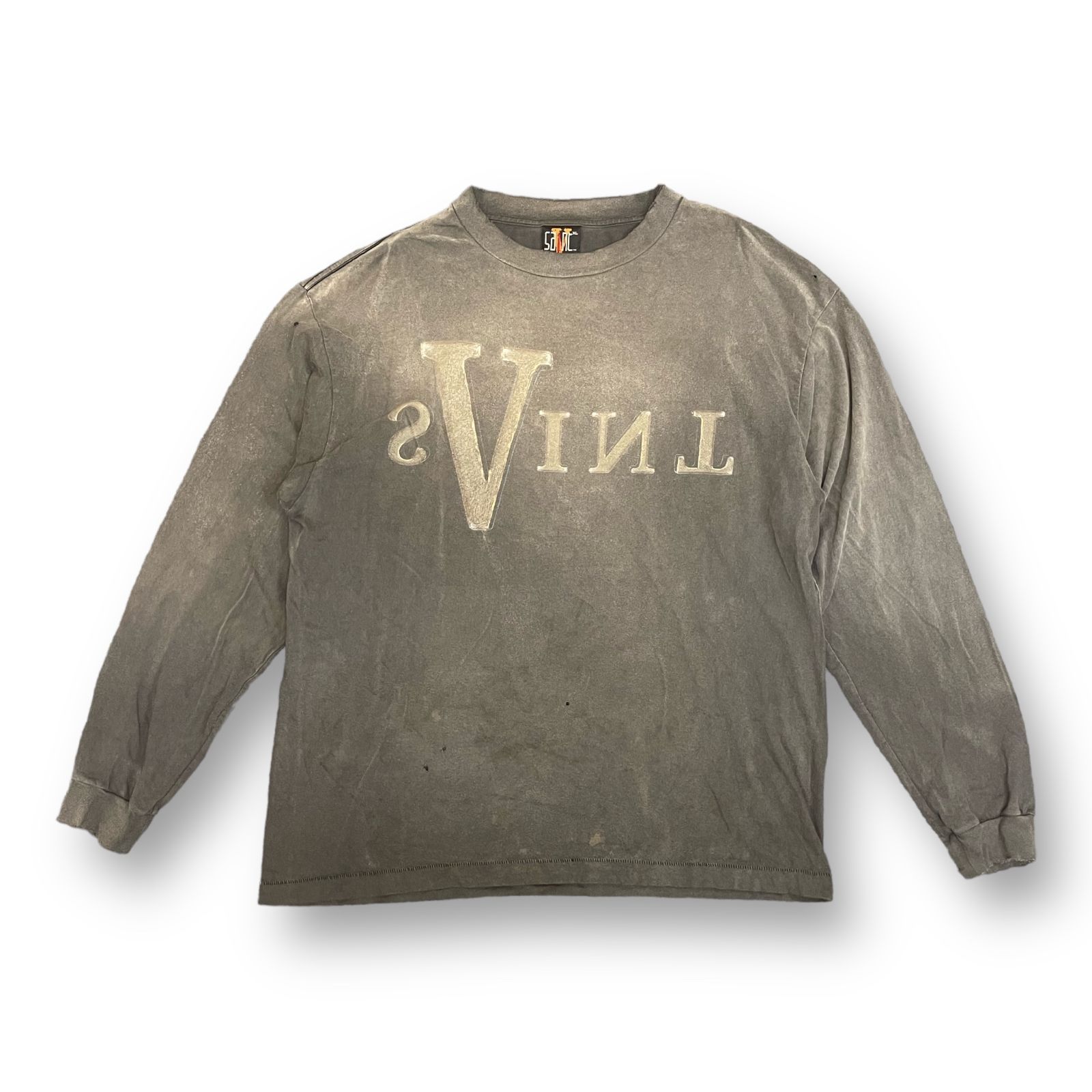 SAINT MICHAEL VL_LS TEE MARIA ブラック L ロンT