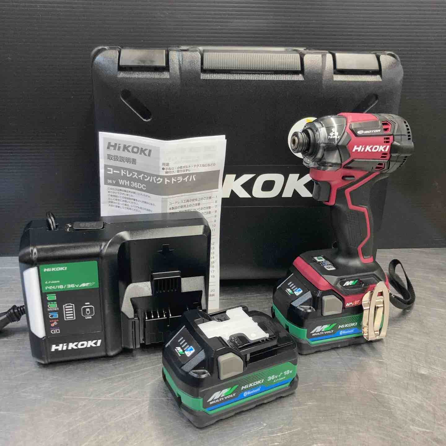 ハイコーキ HIKOKI 旧 日立工機 36V コードレスインパクトドライバー フ レッド WH36DC 2XPRSZ 東大和店