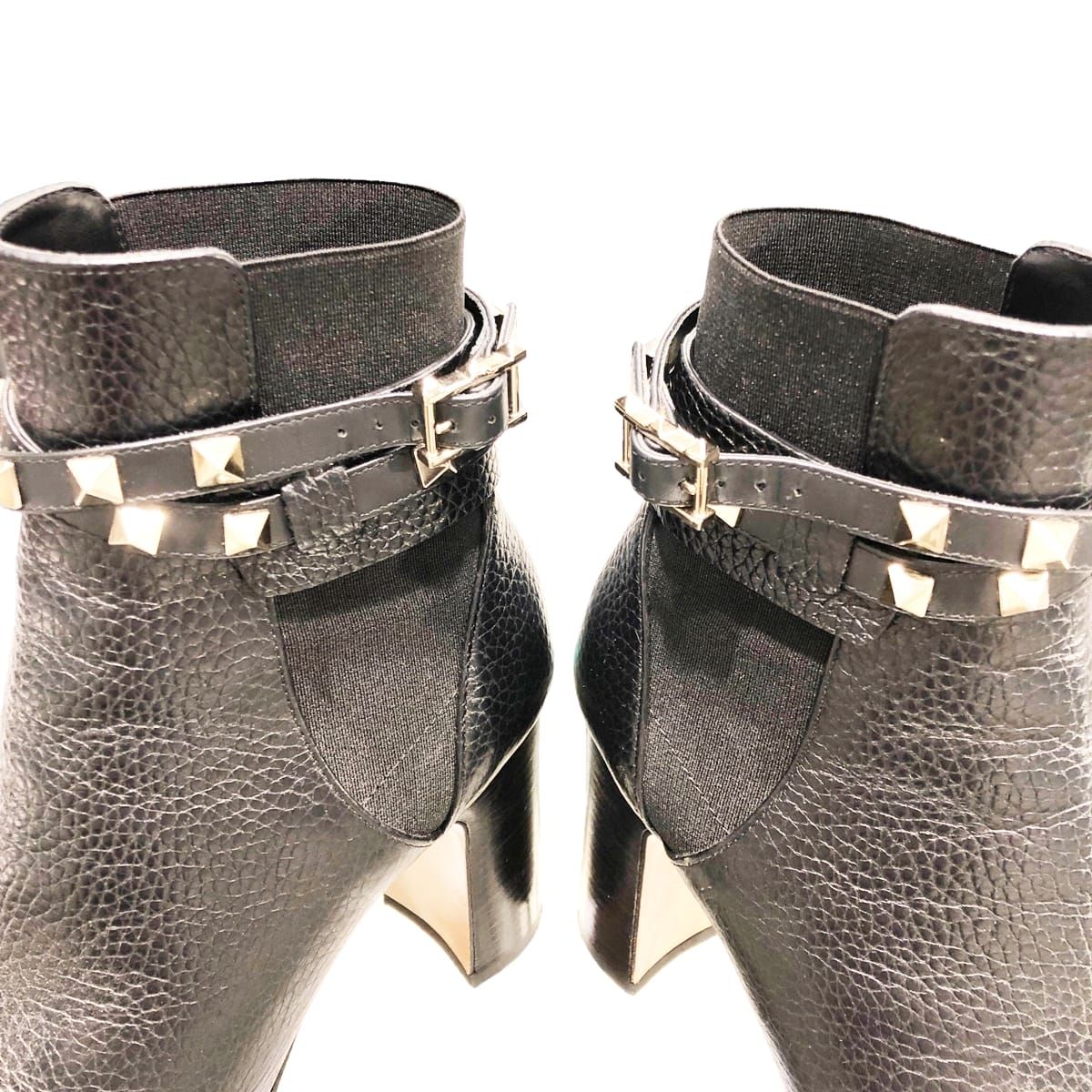 中古】 VALENTINO ウァレンティノ ロックスタッズ 3W2S0P62VCE_0NO 