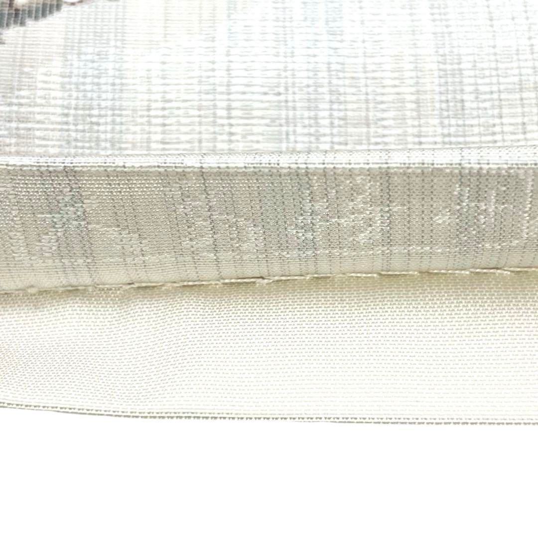 ☆ 袋帯 本場泥染本袋 白泥大島好み 西陣織 認定書付 辻が花 O-4214 袋帯 本場泥染本袋 白泥大島好み 西陣織 認定書付 辻が花 胡粉色 O-4214