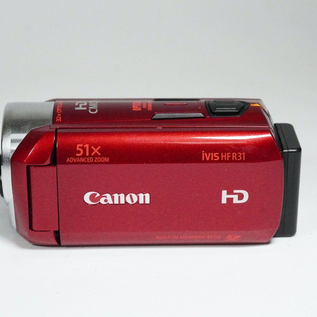 Canon キャノン iVIS HF R31 レッド 動作OK 返金保証 /1684 - メルカリ