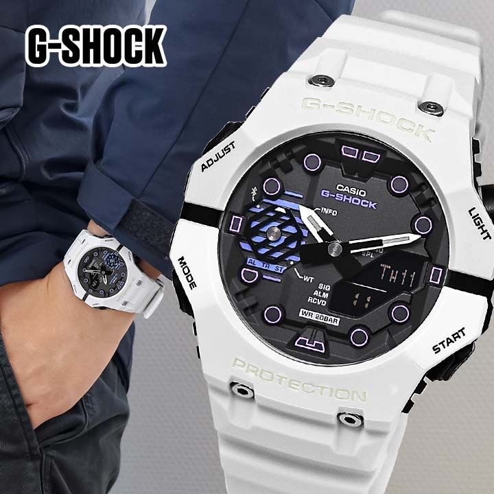 G-SHOCK Gショック ジーショック 白 ホワイト GA-B001SF-7A メンズ 腕時計 アナログ CASIO カシオ Sci-fi  worldシリーズ Bluetooth 防水 g-shock - メルカリ