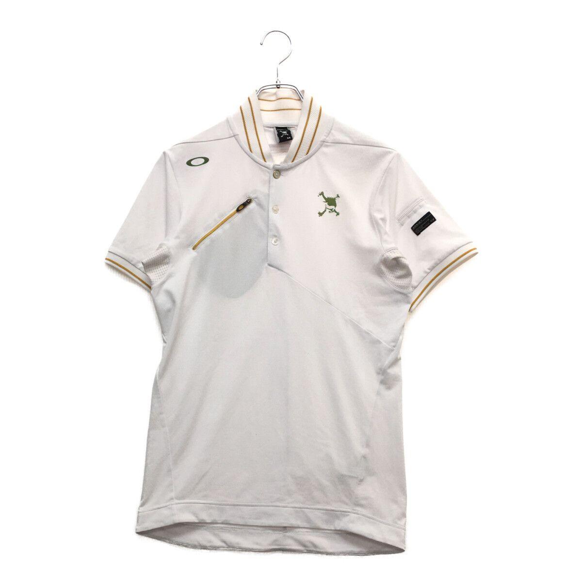 中古 メンズ オークリー OAKLEY 半袖シャツ M 白 ホワイト 春夏