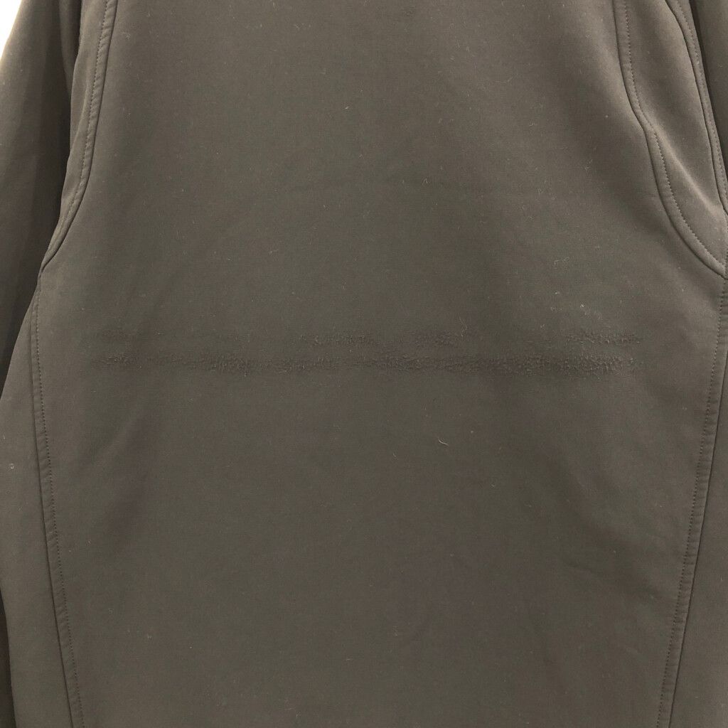 THE NORTH FACE ノースフェイス ソフトシェルジャケット アウトドア ワンポイントロゴ ブラック (メンズ XL相当) 中古 古着 Q9026 THE NORTH FACE - THE NORTH FACE ノースフェイス ソフトシェル