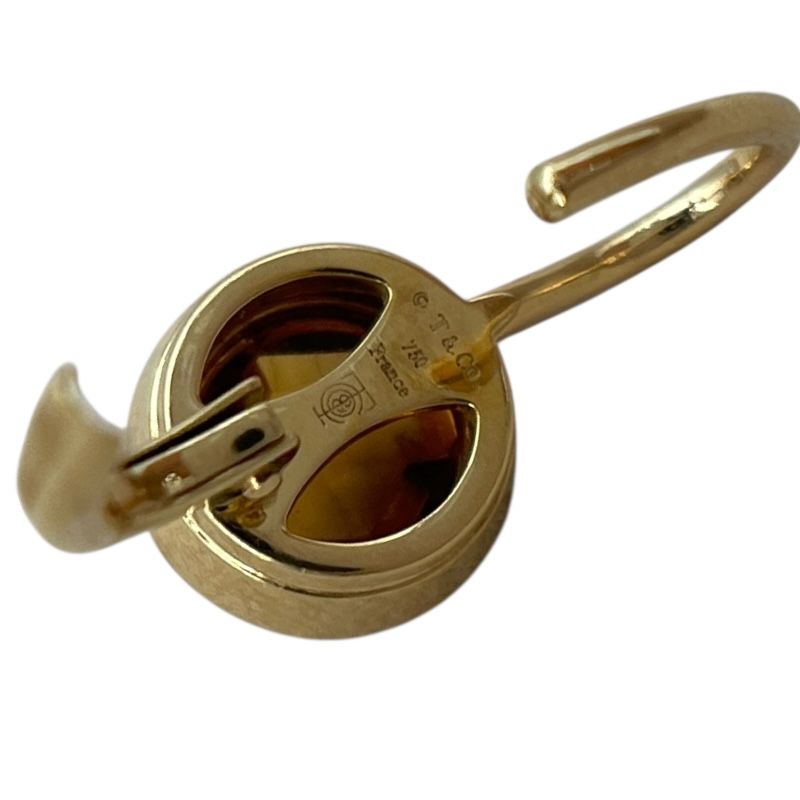 Tiffany ティファニー K18YG ゴールド ナイフエッジ フープ ピアス