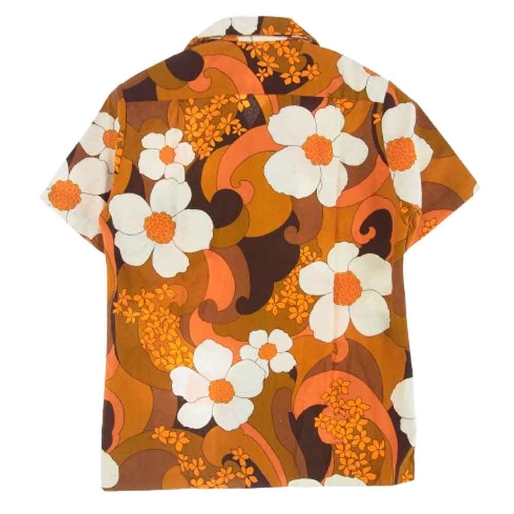 ヴィンテージアロハシャツ　レーヨン　ロイヤルハワイアン ビンテージ70's☆Royal Islanderちりめんレーヨンハワイアン