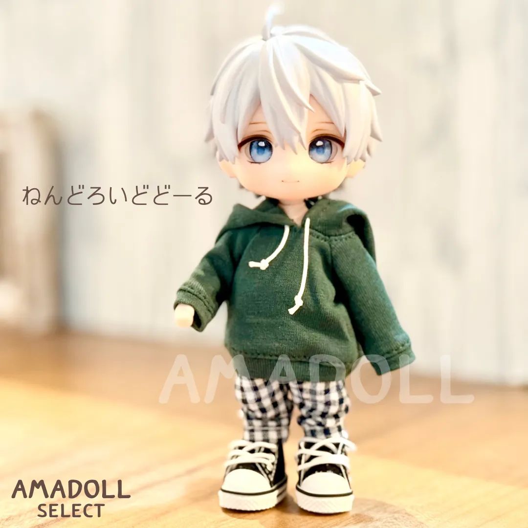 ねんどろいどどーる オビツ11 着用可能 服 靴 男の子 パーカー