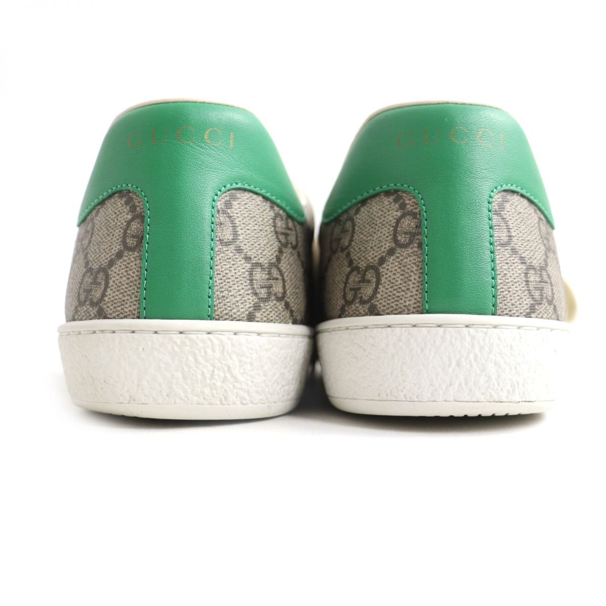 良品◇GUCCI グッチ 636358 エース GGスプリーム FAKE NOT レザー 