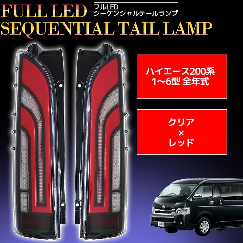 ハイエース レジアスエース 200系 1型 2型 3型 4型 5型 6