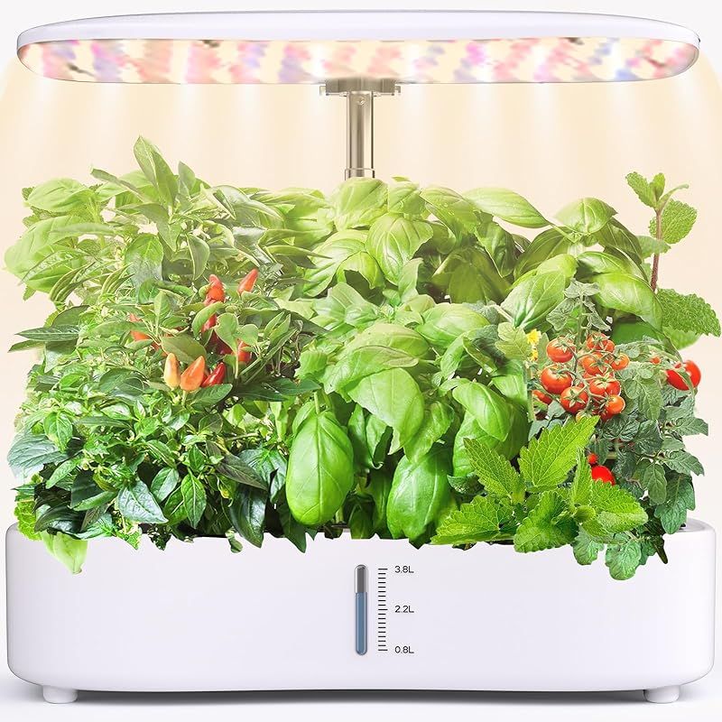 ♥ 水耕栽培キット LED植物成長ライトとスマートディスプレイを搭載し 簡単に操作できます 自動水循環システムとタイマー機能により 3つの栽培モードが提供され 12種類の植物を栽培できます 栽培キットの高さと照明明るさは 植物の成長段階に応じて調 0