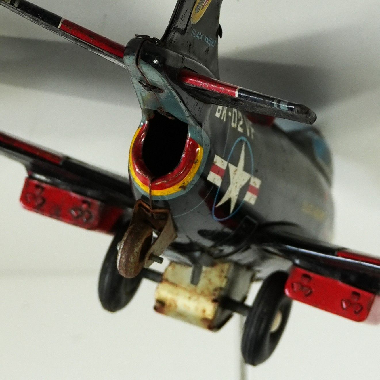 ★送料込！ ペダルカー USA戦闘機 アンティーク風 希少品 レトロ ☆送料込！ ペダルカー USA戦闘機 アンティーク風 希少品 レトロ