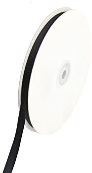 Creative Ideas Solid 3/8-Inch Grosgrain Ribbon 50-Yard Black by Creative Ideas
