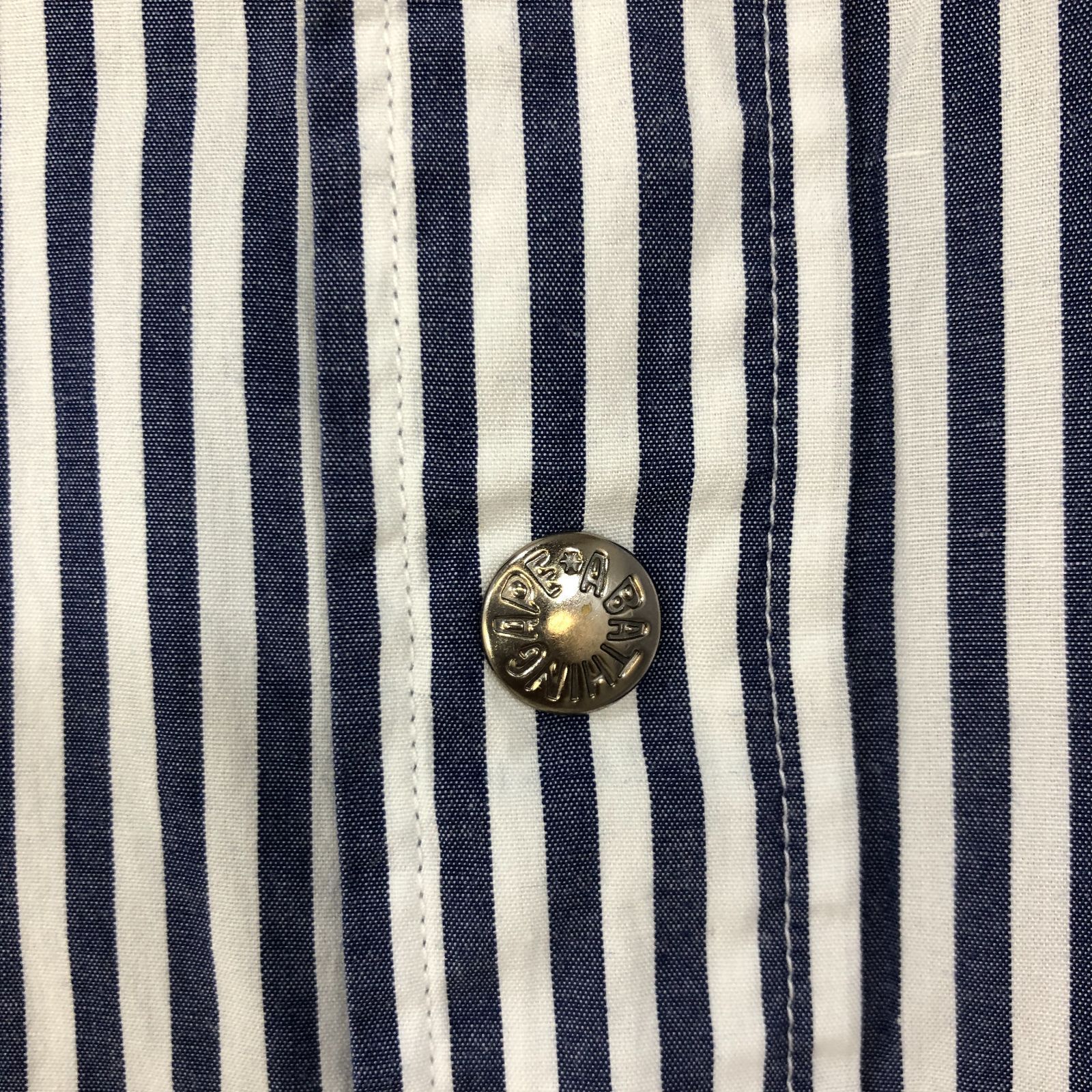 A BATHING APE アベイシングエイプ ストライプ 半袖シャツ