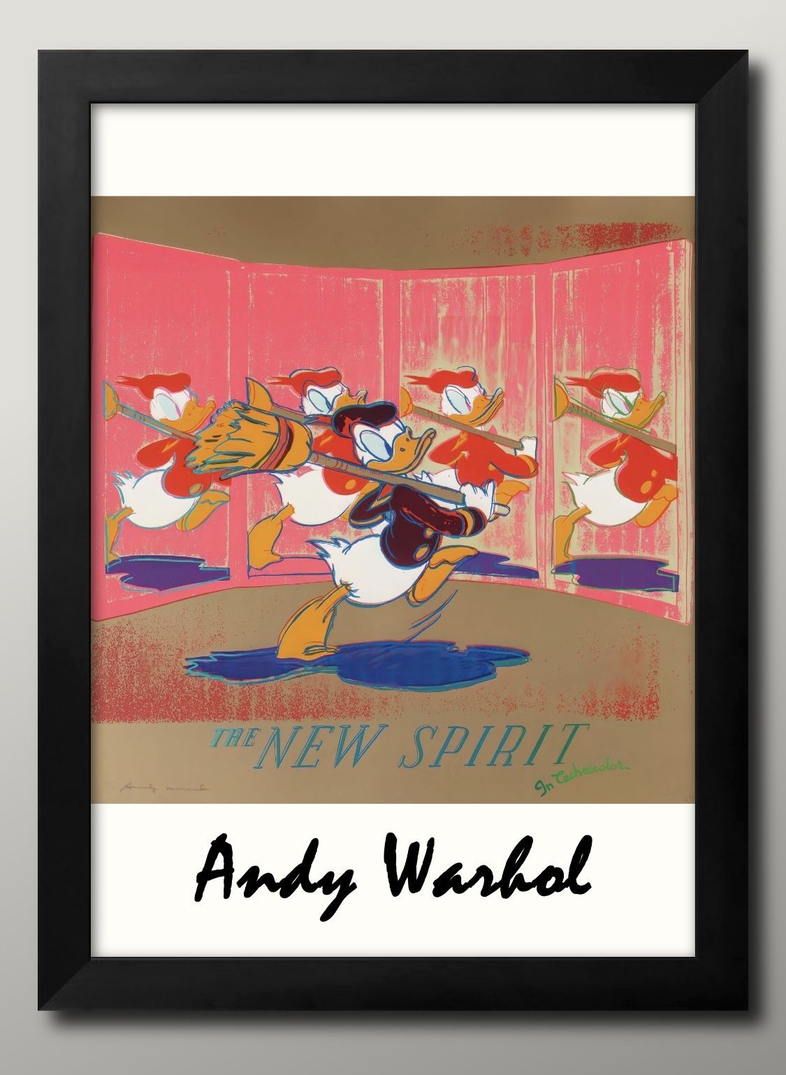 15850アンディ ウォーホル Donald Duck ドナルドダック A3 サイズ